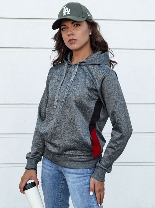 Dámska športová tmavošedá mikina Gim