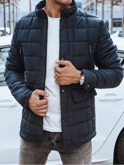 Granátová prechodná bunda bez kapucne