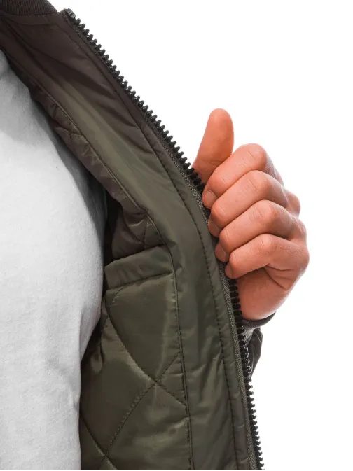 Originálna olivová prechodná bunda C532