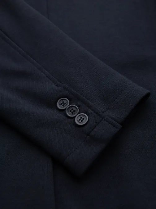 Tmavomodré športové slim fit sako V3 M165