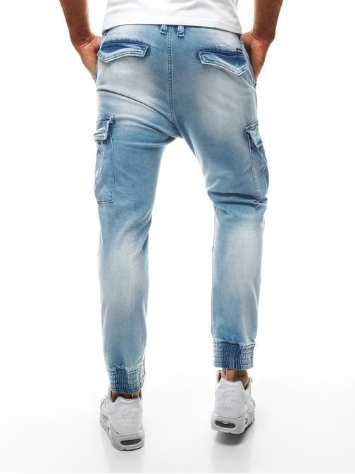 Trendové jasno-nebeské džínsy 95058