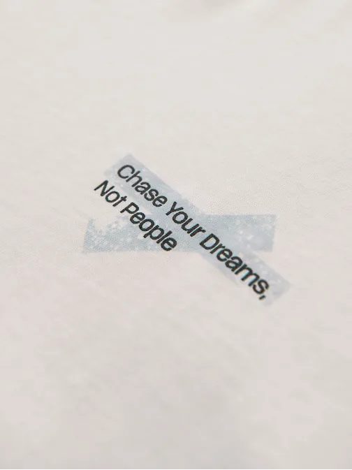 Biele pánske tričko s trendy nápisom V3 TSPT-0258