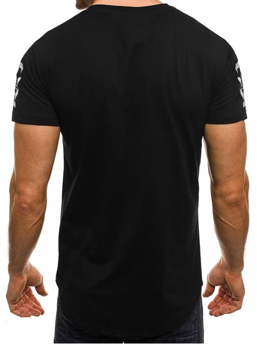 AUSPICES čierne tričko J.STYLE SS154