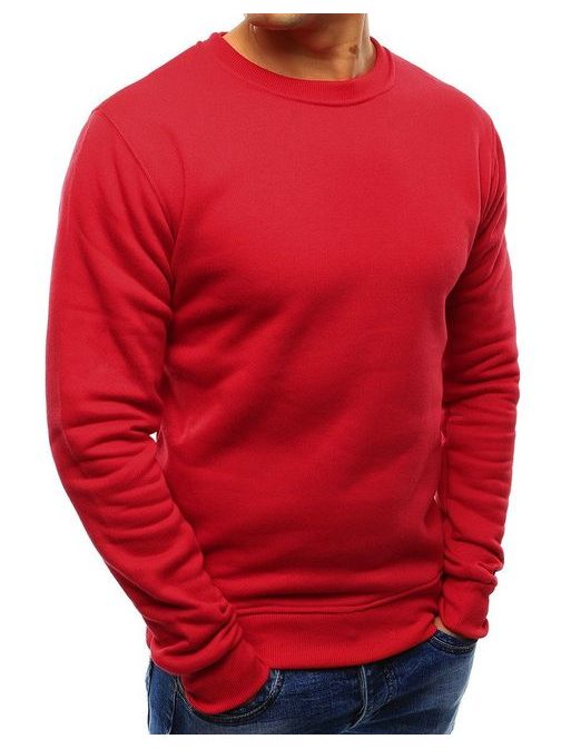 Červená originálna pánska mikina