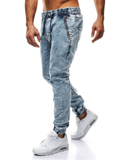 Svetlo-modré pánske džínsové nohavice OTANTIK 172-10
