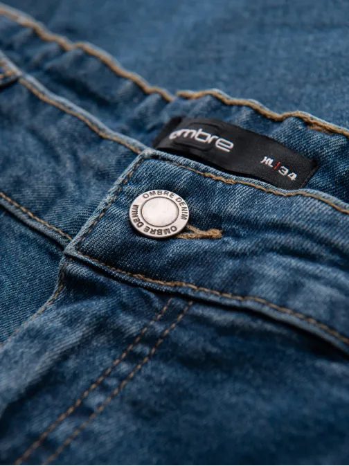 Moderné tmavomodré pánske rifle V2 PADP-0254