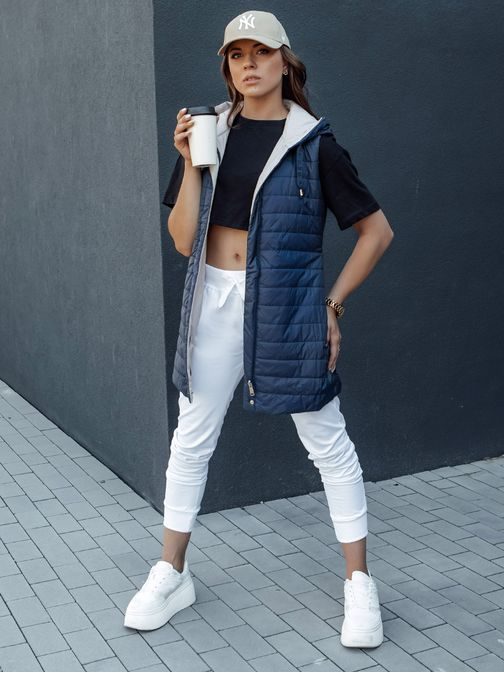 Dámska obojstranná granátová vesta Melani