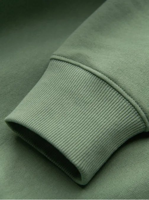 Základná zelená mikina bez kapucne V3 SSBN-0175