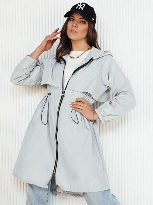 Trendy dámska šedá parka Wolina