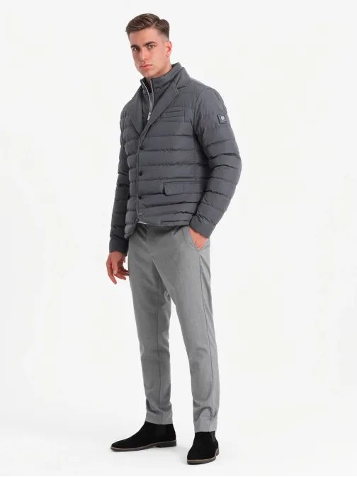 Jedinečná grafitová bunda V2 JALP-0188