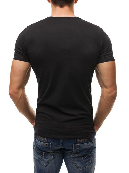 Trendy čierne tričko JACK DAVIS 51