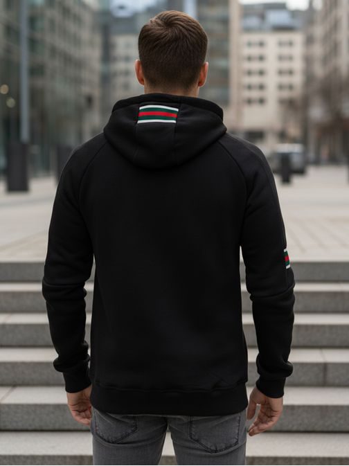 Cool pánska mikina s kapucňou a klokaním vreckom