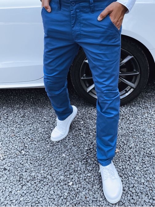 Mestské pánske nohavice modré