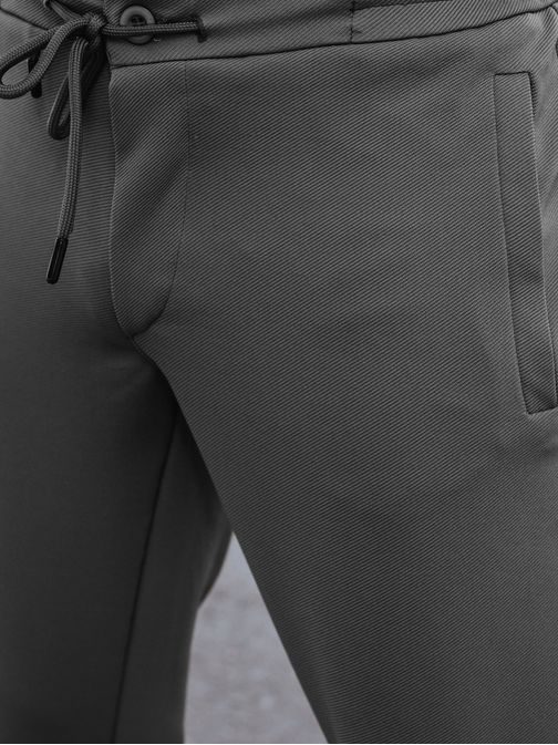 Elegantné šedé joggery