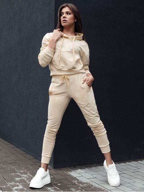 Trendy dámska krémová mikina Trendhood