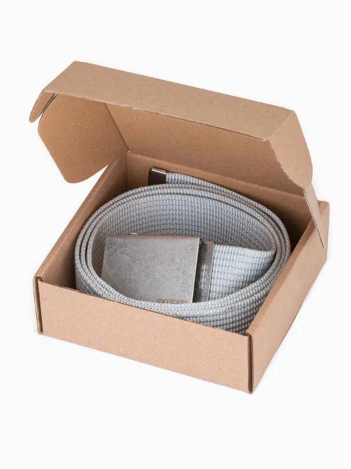 Pánsky opasok v šedej farbe A029