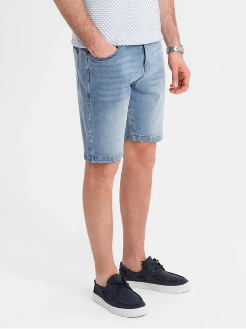Klasické svetlomodré rifľové kraťasy V2 SRDS-0171
