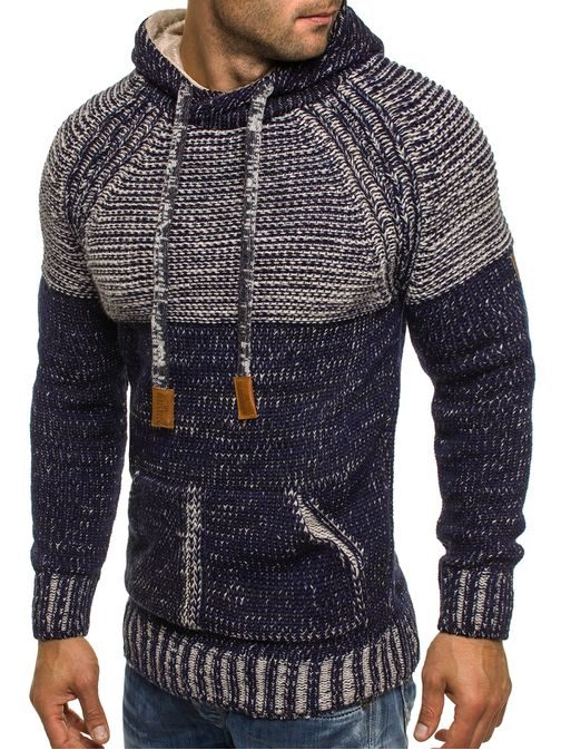 Hrejivý granátový sveter pre pánov BLACK ROCK 18001