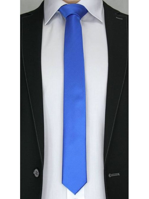 Pánska kravata v modrom prevedení