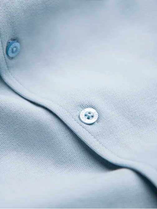 Trendy modrá košeľa V3 SHSS-0100