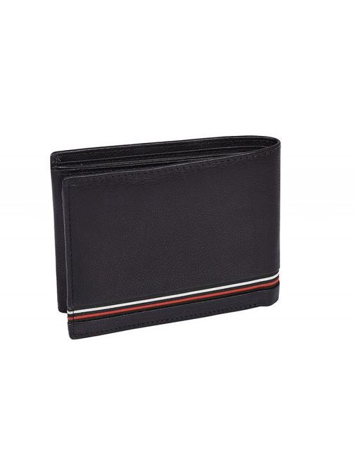 Pánska čierna peňaženka v trendy prevedení