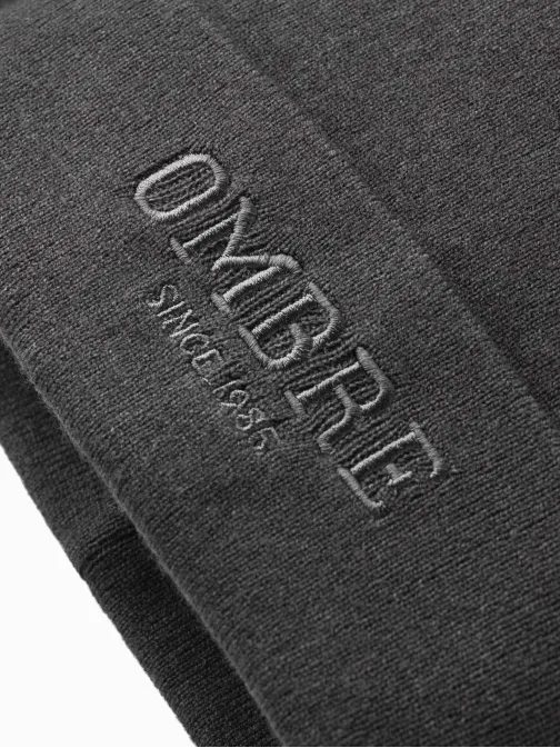 Pánska čiapka v šedej farbe V2 om-acwh-0120
