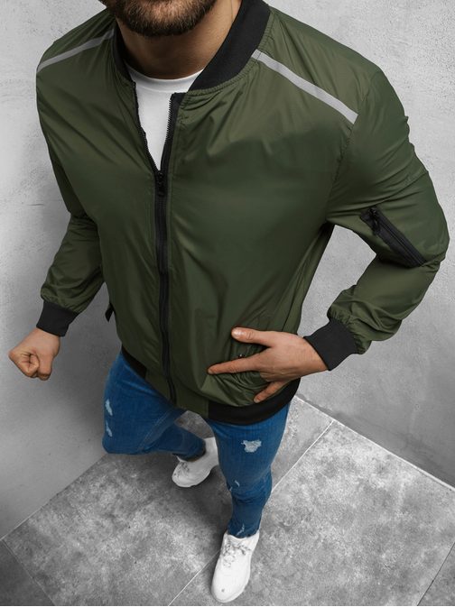 Originálna zelená bomber bunda JS/M10291