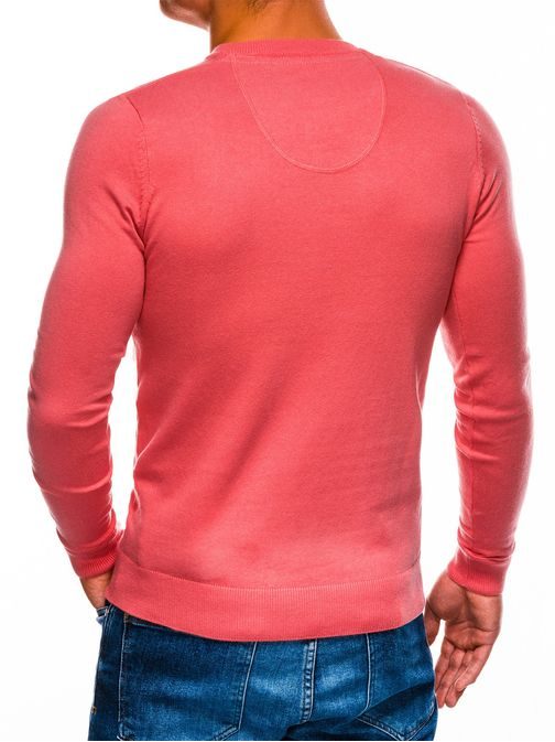 Moderný pánsky korálový sveter e74