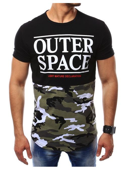 Čierne tričko OUTER SPACE