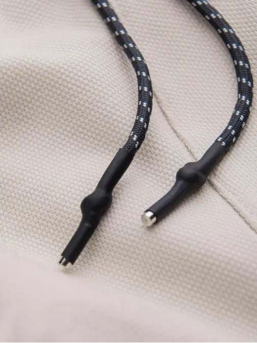 Béžové pletené  tepláky V1 PASK-0211