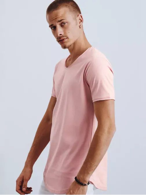 Jednoduché tričko v ružovej farbe