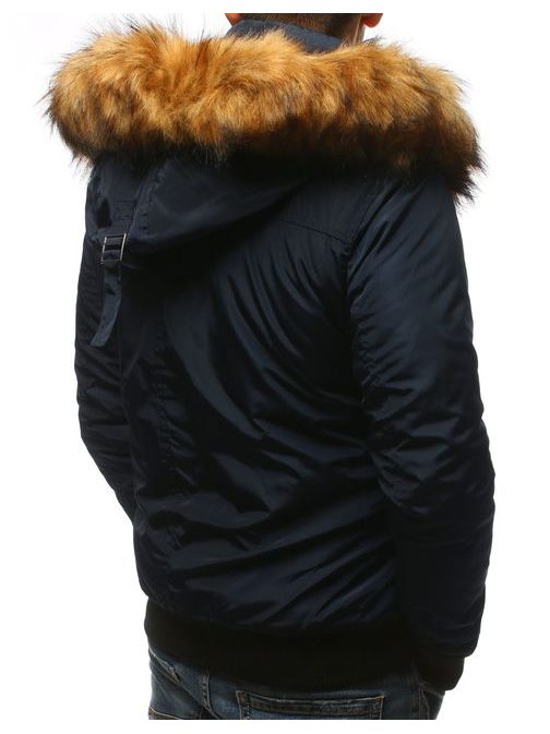 Granátová zimná bunda v pútavom prevedení