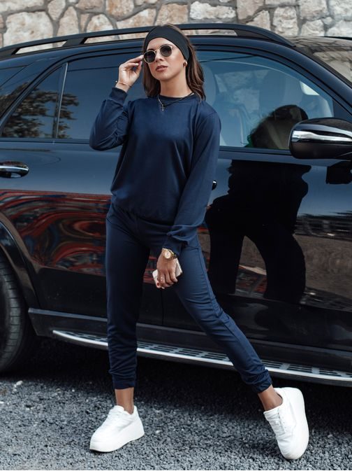 Dámska tepláková súprava tmavo-modrá MILIAN