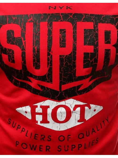 Červené tričko SUPER HOT