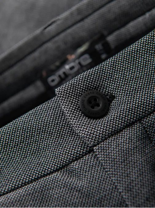 Čierne chino pánske kraťasy V2 SRCS-0149