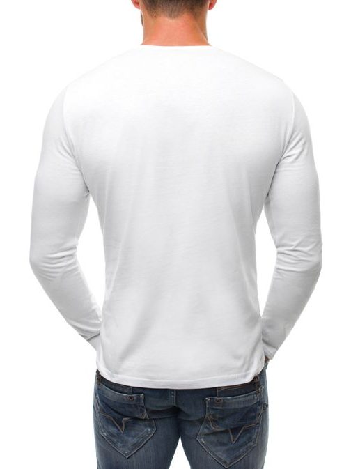 Biele tričko s dlhým rukávom L04