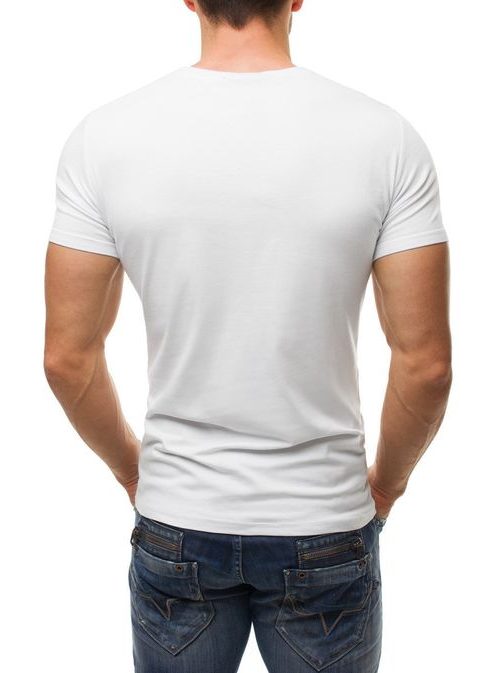 Trendy biele tričko JACK DAVIS 51