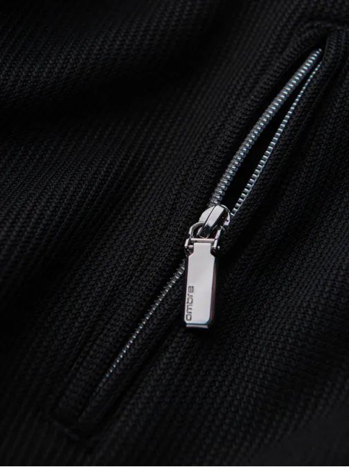 Trendy čierna bomber bunda V1 JANP-0154