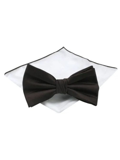 Tmavohnedý pánsky motýlik Chattier