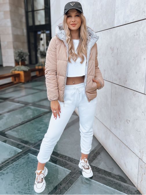 Dámska obojstranná šedá bunda Victoria Snug
