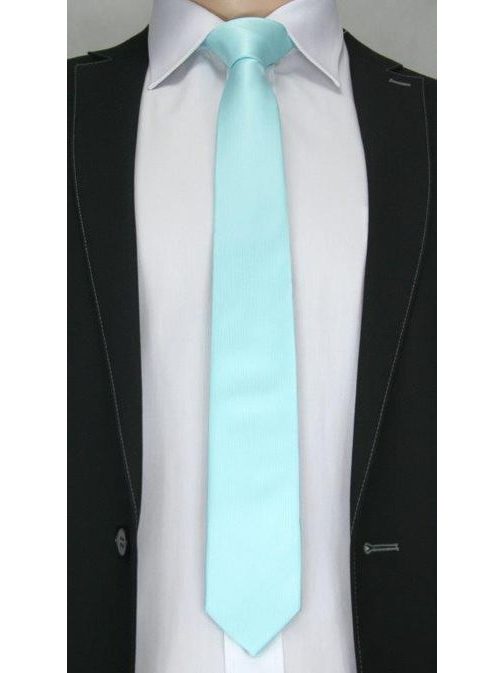 Azurová pánska kravata