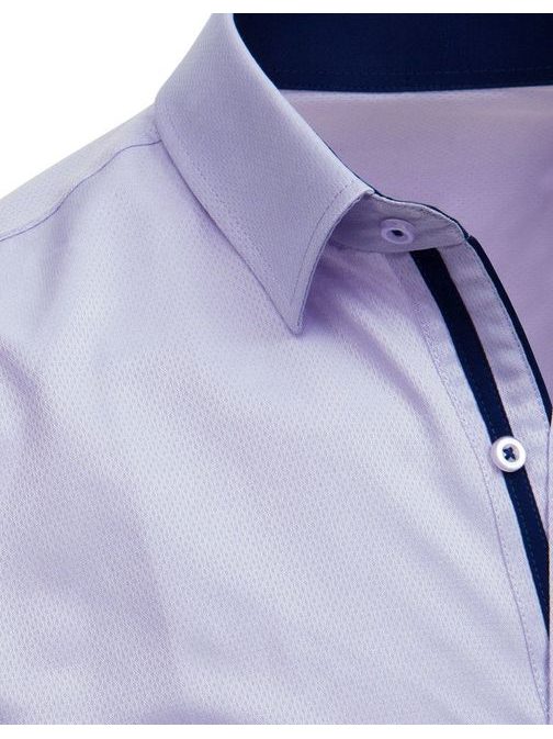 Štýlová fialová SLIM FIT pánska košeľa