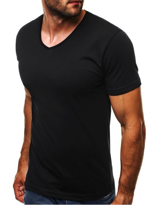 JEEL 2118 čierne bavlnené tričko