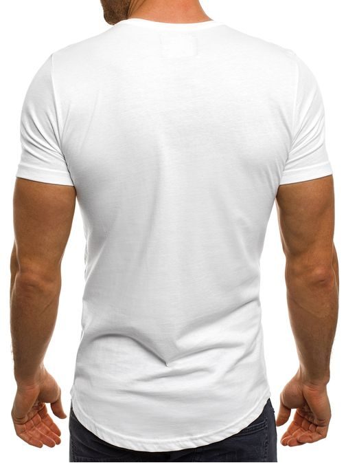 Biele tričko s atraktívnou potlačou BREEZY 425T