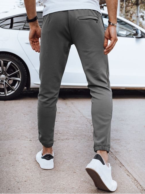 Elegantné šedé joggery