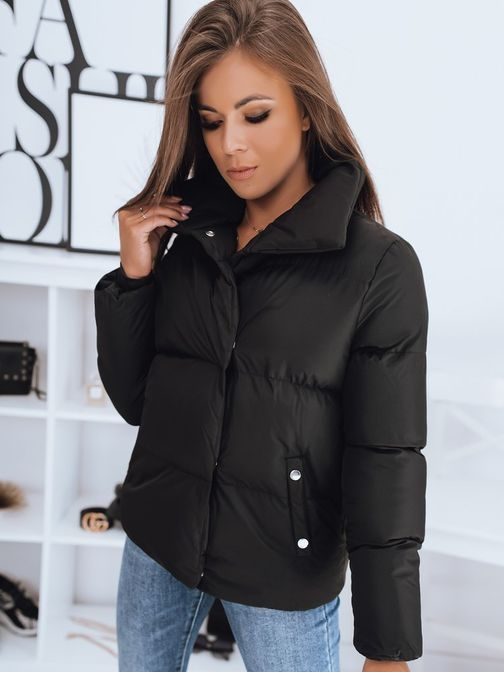 Dámska štýlová čierna bunda Laro