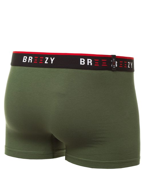 JEDNODUCHÉ KHAKI PÁNSKE BOXERKY B/88007