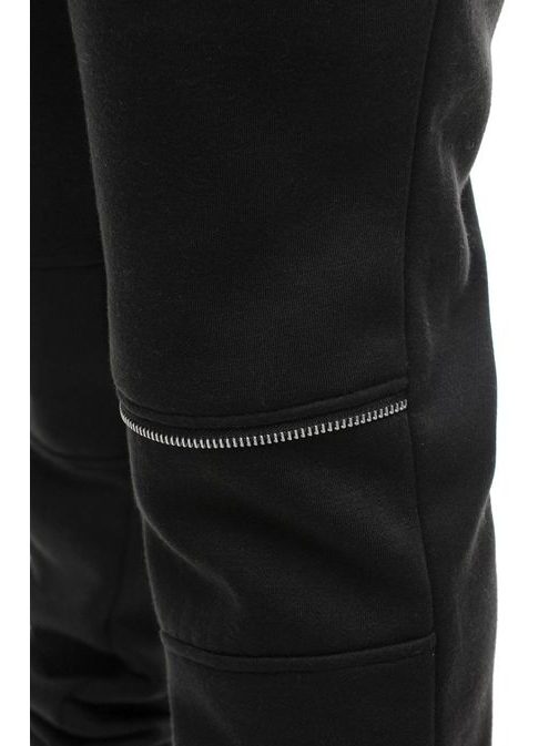 Štýlové tepláky typu jogger v čiernej farbe K-33