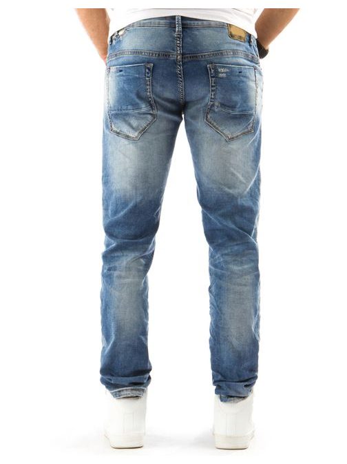 Džínsové pánske nohavice trendy dizajnu