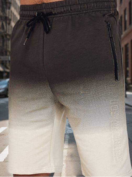 Ombré biely pánsky komplet s nápisom